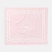 Persoonlijke naam of initiaal fleece Blanket Deken (Voorkant (Horizontaal))