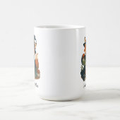Persoonlijke naam of tekst met Fox Tea Koffiemok (Center)