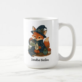 Persoonlijke naam of tekst met Fox Tea Koffiemok