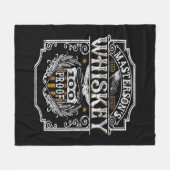 Persoonlijke NAAM Old West Whiskey Brewery Bar Fleece Deken (Voorkant (Horizontaal))
