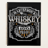 Persoonlijke NAAM Old West Whiskey Brewery Bar Planner (Voorkant)