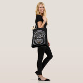 Persoonlijke NAAM Old West Whiskey Brewery Bar Tote Bag (Op model)