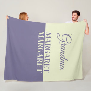 Persoonlijke naam oma op maat fleece deken