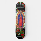 Persoonlijke naam Onze dame van Guadalupe Virgin M Persoonlijk Skateboard (Voorkant)