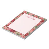 Persoonlijke naam op de schijf van het blocnote (Linkerzijde)