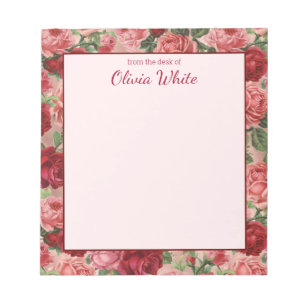 Persoonlijke naam op de schijf van het blocnote