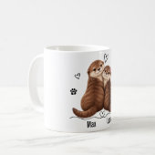 Persoonlijke naam Otter Koppel Mok (Voorkant links)