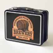 Persoonlijke naam Oude eik Barrel Beer Keg Brewery (Achterkant)