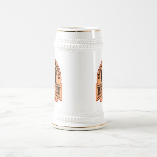 Persoonlijke naam Oude eik Barrel Beer Keg Brewery Bierpul (Center)