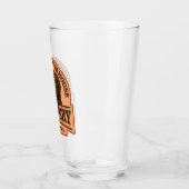 Persoonlijke naam Oude eik Barrel Beer Keg Brewery Glas (Links)