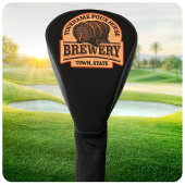 Persoonlijke naam Oude eik Barrel Beer Keg Brewery Golfheadcover