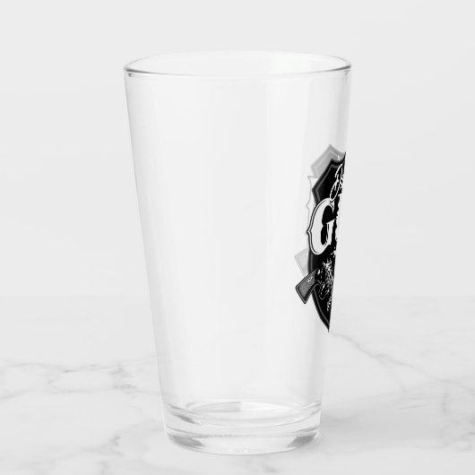 Persoonlijke NAAM Oude Pistool Revolvers Winkelvuu Glas (Rechts)