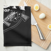 Persoonlijke NAAM Oude Pistool Revolvers Winkelvuu Theedoek (Quarter Fold)