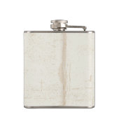 Persoonlijke NAAM Oude Western Stagecoach Carriage Heupfles (Achterkant)