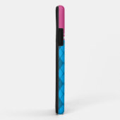 Persoonlijke naam Paardenhemelblauwe argyle Case-Mate iPhone Case (Achterkant/rechts)