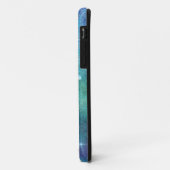 Persoonlijke naam, Paars en Blauwgroen, lichten en Case-Mate iPhone Case (Achterkant/links)