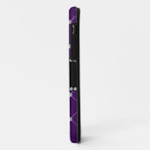 Persoonlijke naam Paarse diamanten Case-Mate iPhone Case (Achterkant/links)