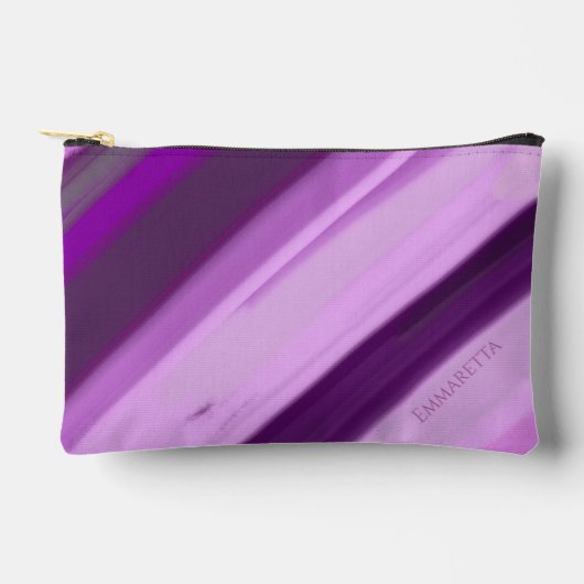 Persoonlijke naam paarse lavendel strepen etui (Voorkant)