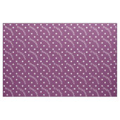 Persoonlijke naam Paarse Polka Dot Stof (Yard (91,4 cm))