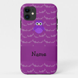 Persoonlijke naam paarse vleermuizen Case-Mate iPhone case