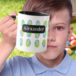 Persoonlijke Naam Paaseierenzoektocht Brunch Feest Mok