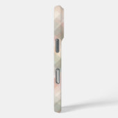 Persoonlijke naam pastel plaid perzik groene mooie Case-Mate iPhone case (Achterkant / Rechts)