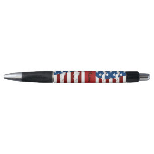 Persoonlijke naam Patriotic unicorn Pen
