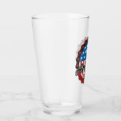 Persoonlijke NAAM Patriottische Vlag van de VS Ame Glas (Rechts)