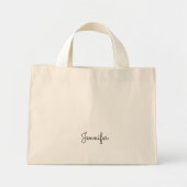 persoonlijke naam, Persoonlijke naam Mini Tote Bag (Voorkant)