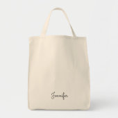 persoonlijke naam, Persoonlijke naam Tote Bag (Voorkant)