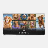 Persoonlijke naam Pet Foto Collage Bureaumat (Voorkant)