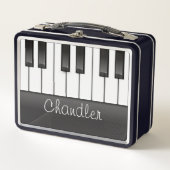 Persoonlijke naam Pianist Piano Keys Music Teacher (Voorkant)