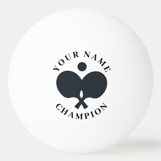 Persoonlijke naam pingpongbal (Voorkant)