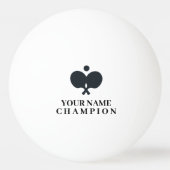 Persoonlijke naam pingpongbal (Voorkant)