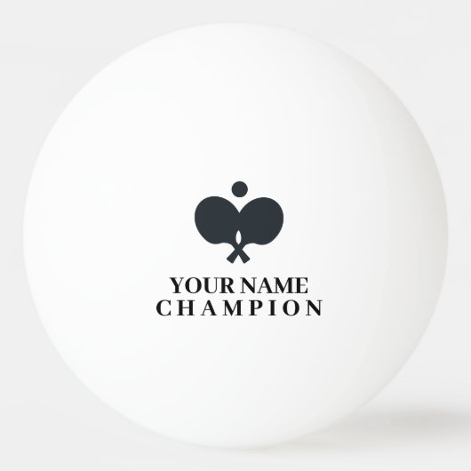 Persoonlijke naam pingpongbal (Voorkant)