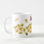 Persoonlijke naam Pistachio Nuts Koffiemok (Links)