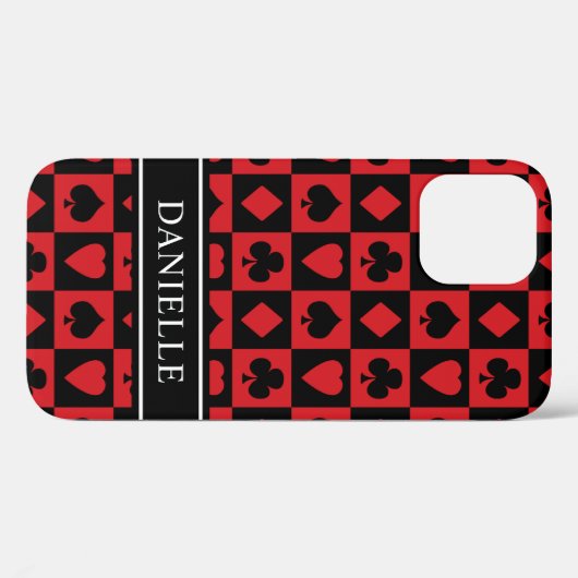 Persoonlijke naam Poker Kaart Case-Mate iPhone Case (Achterkant (horizontaal))