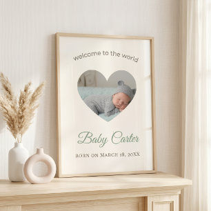Persoonlijke naam poster voor de kinderkamer Aange