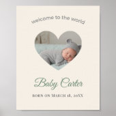 Persoonlijke naam poster voor de kinderkamer Aange (Voorkant)