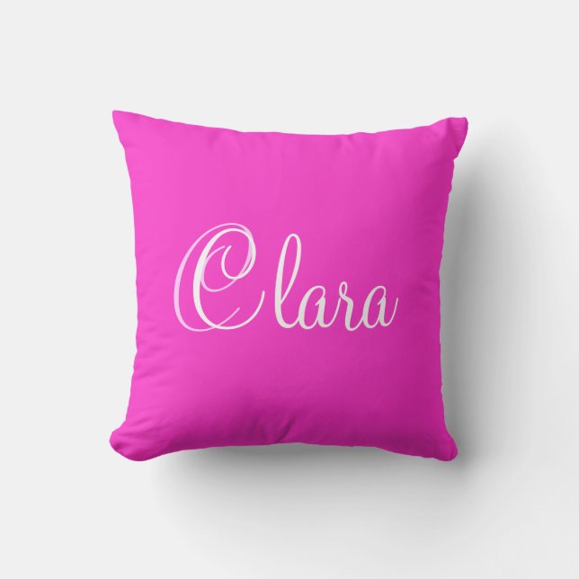 Persoonlijke naam Princess Clara Pillow Kussen (Voorkant)