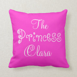 Persoonlijke naam Princess Clara Pillow Kussen