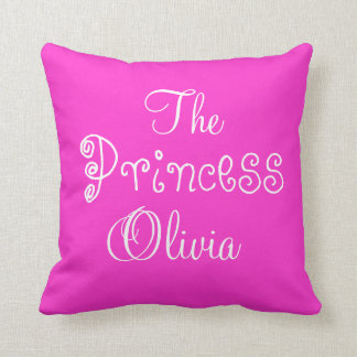 Persoonlijke naam Princess Olivia Pillow Kussen