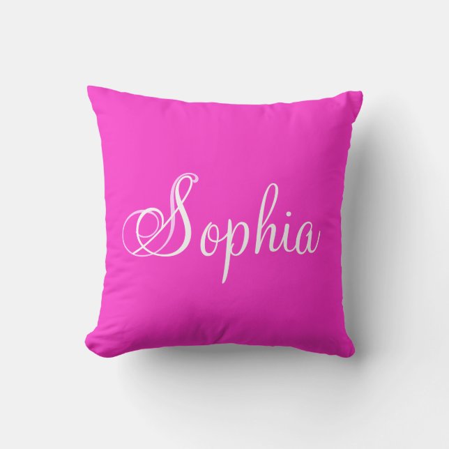 Persoonlijke naam Princess Sophia Pillow Kussen (Voorkant)