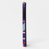 Persoonlijke naam Pset Patriot Red White en Blue Case-Mate iPhone Case (Achterkant/links)