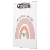 Persoonlijke naam Rainbow Homeschool Klembord (Links)