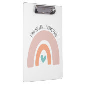 Persoonlijke naam Rainbow Homeschool Klembord (Rechts)