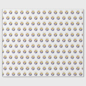 Persoonlijke naam, RCIA-ronde over geel Cadeaupapier (Vlak)