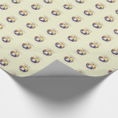 Persoonlijke naam, RCIA-ronde over geel Cadeaupapier (Hoek)