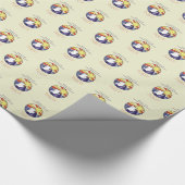 Persoonlijke naam, RCIA-ronde over geel Cadeaupapier (Hoek)