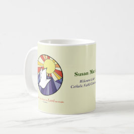 Persoonlijke naam, RCIA-ronde over geel Koffiemok